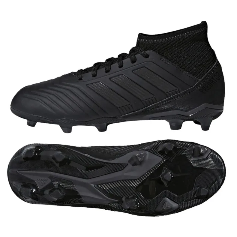 Adidas Predator 18.3 Fg Jr CP9055 voetbalschoenen zwart zwart
