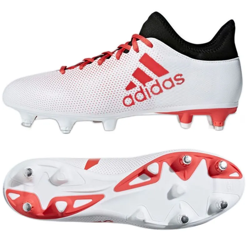 Adidas X 17.3 Sg M CP9202 voetbalschoenen veelkleurig wit
